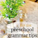 Starting preschool grammar may seem extreme, but it lays a wonderful foundation for future studies.