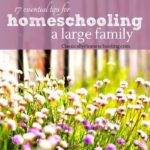 homeschooling a large family or multiple ages
