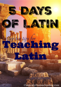 tips for teaching Latin