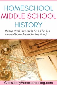 homeschool middle school history ideas