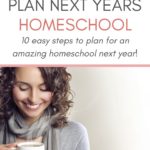 planning next year's homeschool