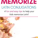 memorize latin conjugations easily
