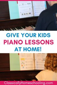 give your kids piano lessons at home!