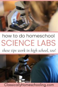 homeschool science labs