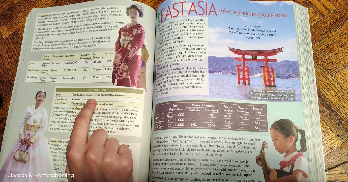 learning about world geography and cultures